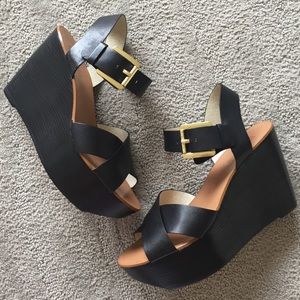 Michael Kors Peggy Wedge Sandals